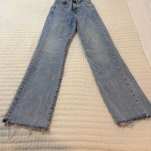 Express Light Blue Flare Jeans